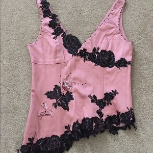 Dressy asymmetrical top